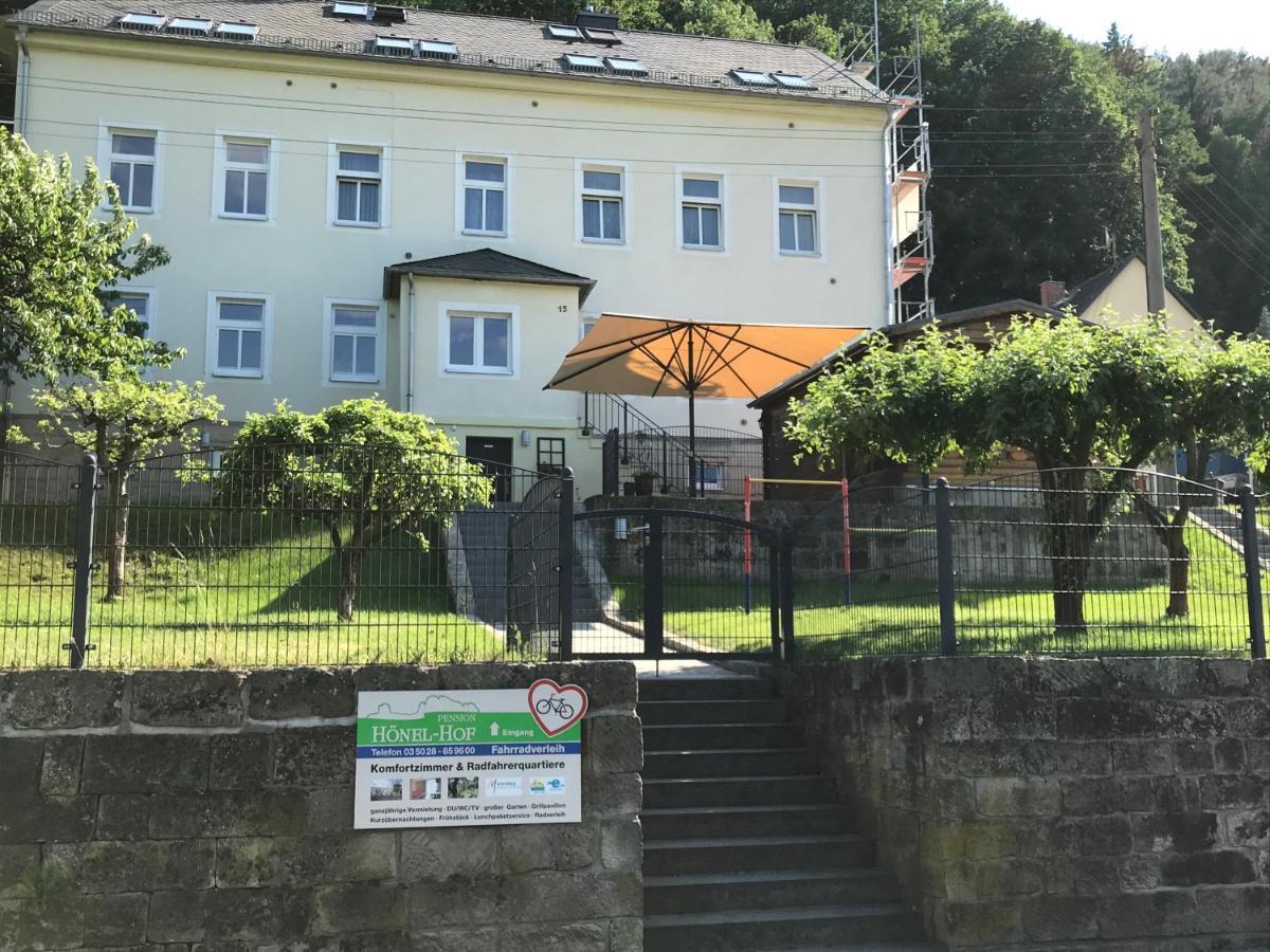 Pension Hoenel-Hof Bad Schandau Eksteriør bilde
