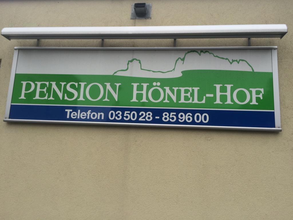 Pension Hoenel-Hof Bad Schandau Eksteriør bilde